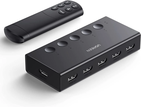 Bộ gộp HDMI 5 vào 1 ra Ugreen 90512